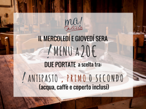 MERCOLEDI-GIOVEDI-sera